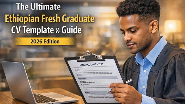 Best CV Template for Fresh Graduates in Ethiopia 
