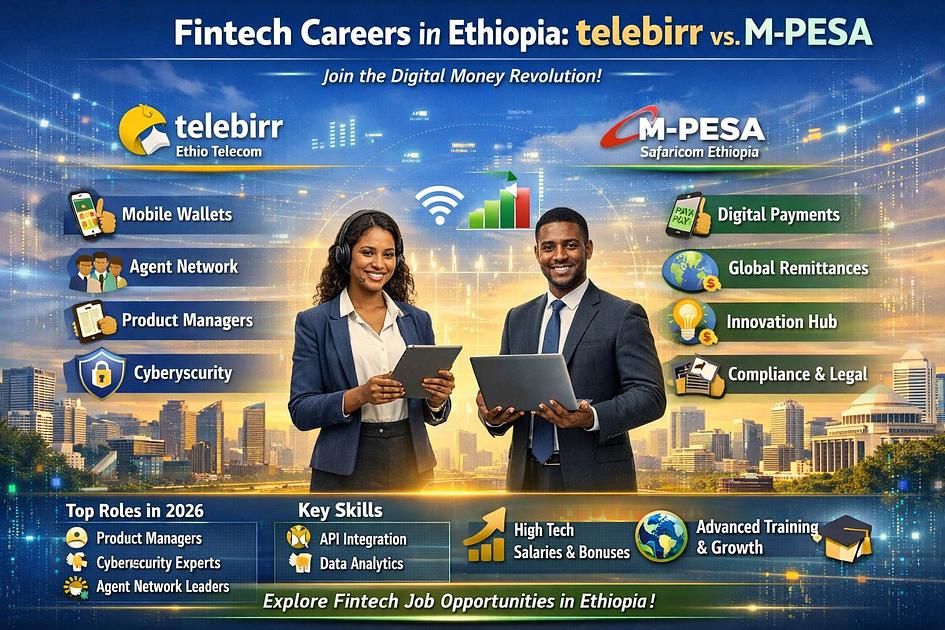 Digital Banking Careers: How to Land a Job at telebirr or M-PESA Safaricom (2026 Guide)