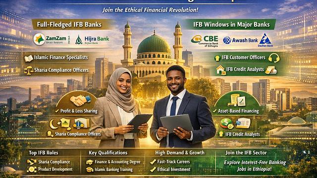 Career Opportunities in Ethiopia’s Interest-Free Banking (IFB) Sector: 2026 Guide