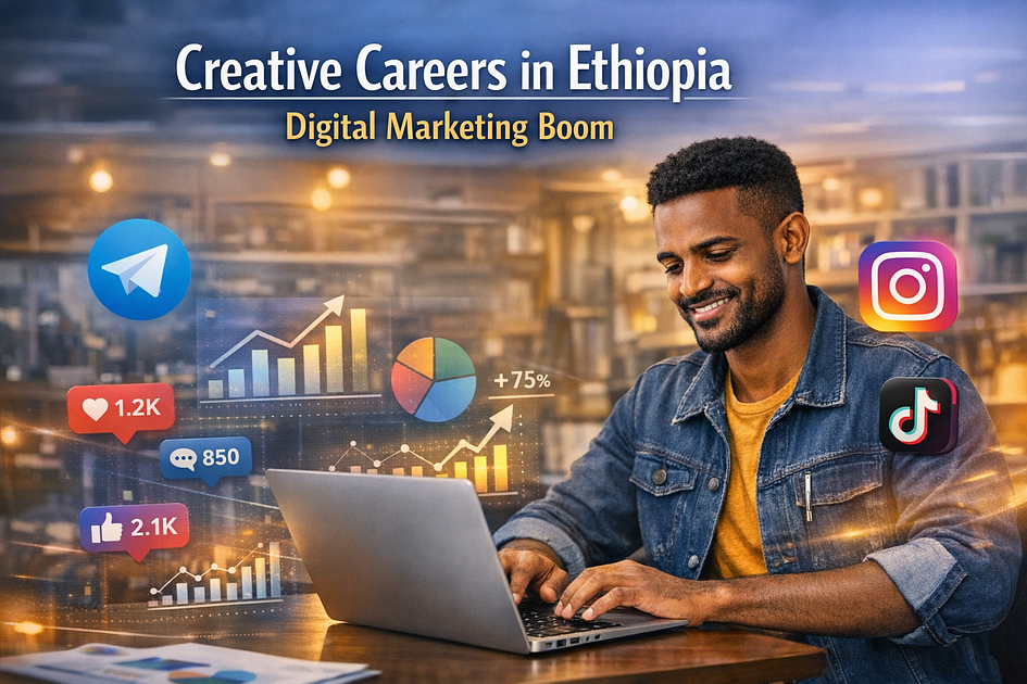 The Digital Marketing & Creative Jobs Boom in Addis Ababa (2026 Guide)