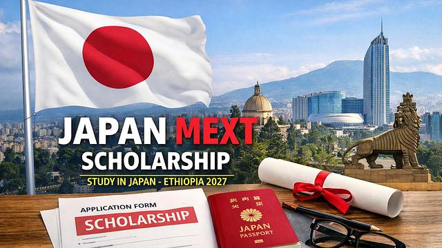 Embassy of Japan in Ethiopia: MEXT Scholarship 2027 Applications Open