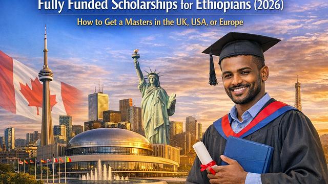 Fully Funded Scholarships for Ethiopians (2026): How to Get a Masters in the UK, USA, or Europe