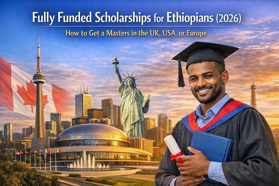Fully Funded Scholarships for Ethiopians (2026): How to Get a Masters in the UK, USA, or Europe
